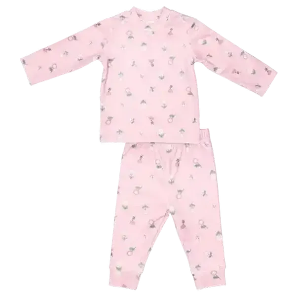 Jolly Tots Girls Velour Sleep Set 6 - 12 Months