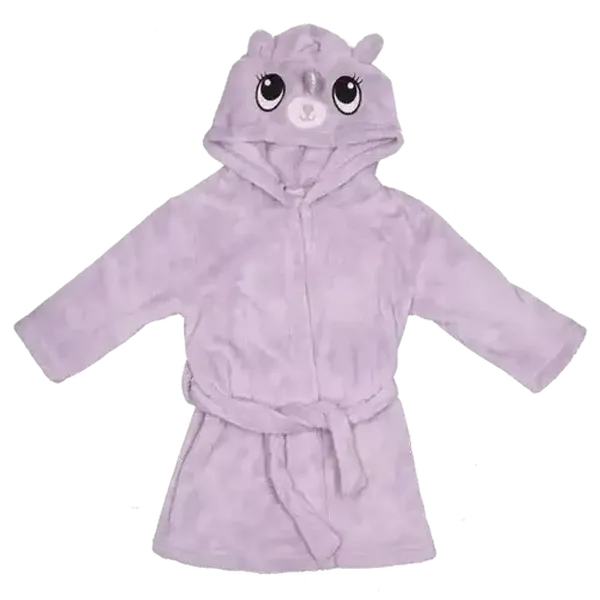 Jolly Tots Purple Girls Fleece Gown 24 - 36 Months