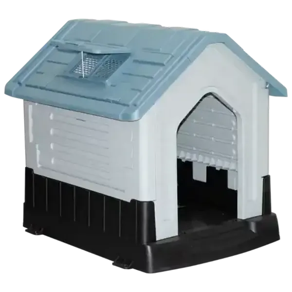 Daro Blue Plastic Dog Kennel Large (68 x 30 x 84cm)