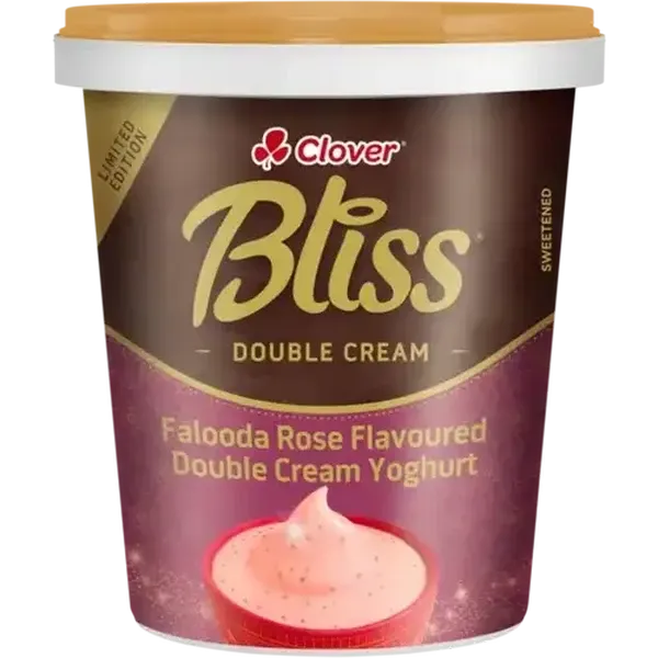Clover Bliss Falooda Rose Flavoured Limited Edition Double Cream Yoghurt 1kg