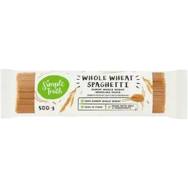 Simple Truth Whole Wheat Spaghetti 500g