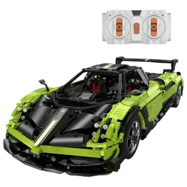 RASTAR BRICKS Green 1:18 Pagani Huayra Radio Control Car