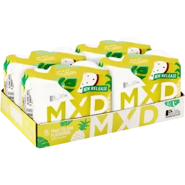 MXD Pina Colada Flavoured Spirit Cooler 24 x 440ml