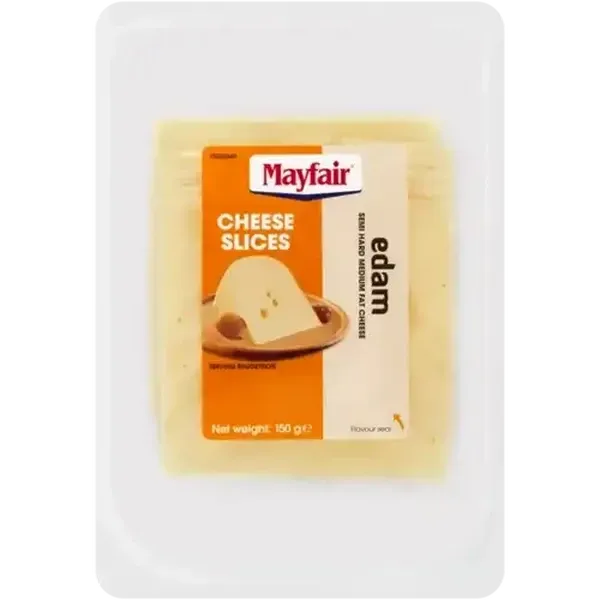 Mayfair Edam Semi-Hard Medium Fat Cheese Slices 150g