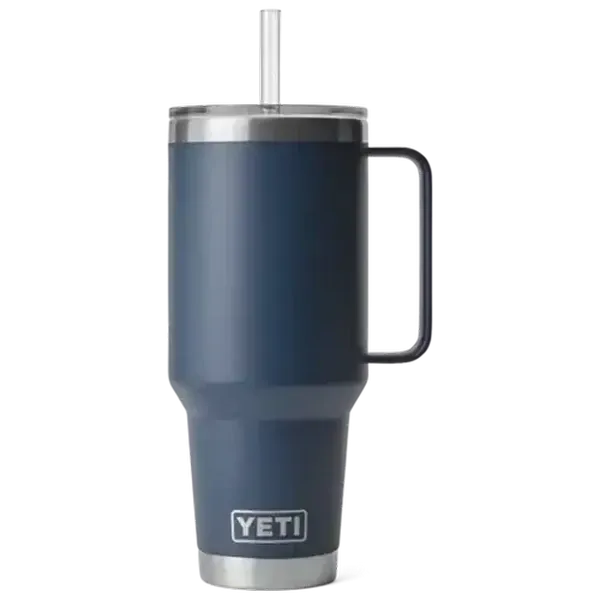 YETI Rambler Navy Stainless Steel Straw Mug 1.2L