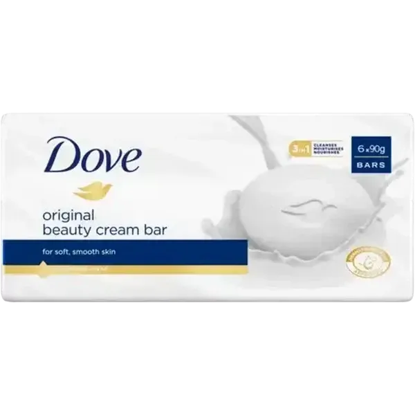 Dove Original Beauty Cream Bar 6 x 90g