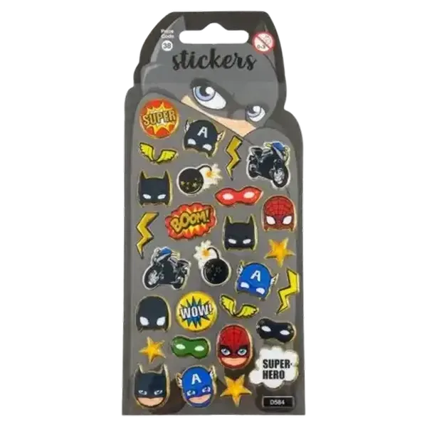 CardCo Super Hero Stickers