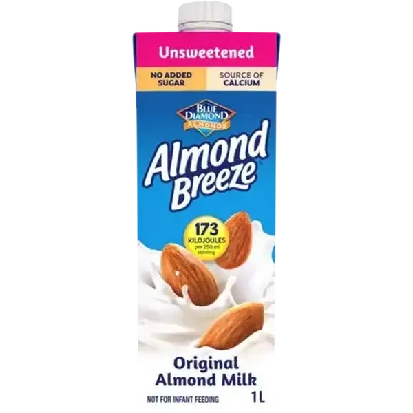 Almond Breeze Original Unsweetened Almond Milk 1L