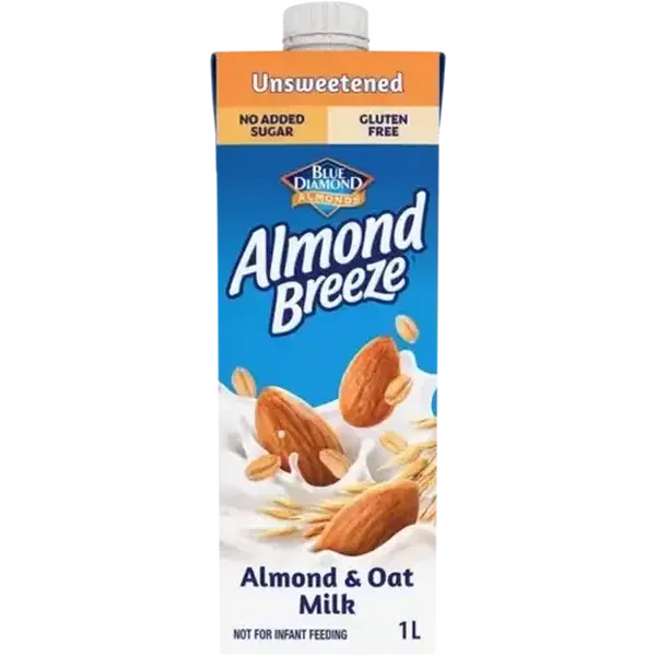 Almond Breeze Unsweetened Almond & Oat Milk 1L