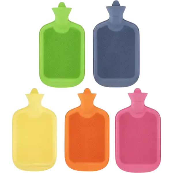 TravelVac Rubber Hot Water Bottle 2L (Colour May Vary)
