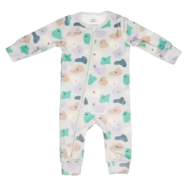 Jolly Tots Unisex Velour Sleepsuit 6 - 12 Months