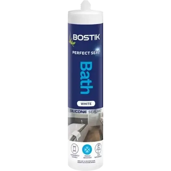 Bostik White Bath Silicone Sealant 280ml