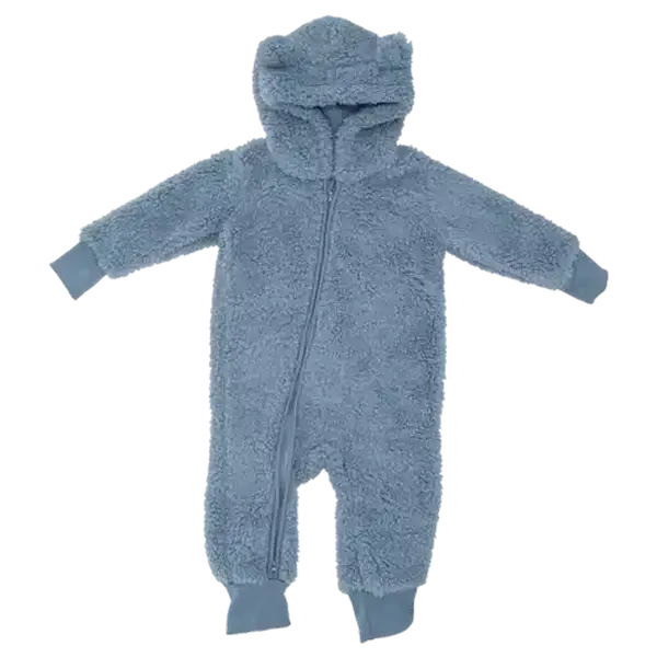 Jolly Tots Blue Sherpa Onesie 6 - 12 Months