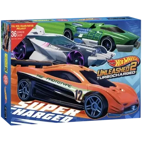 Hot Wheels Puzzle 36 Pieces