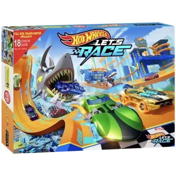 Hot Wheels Puzzle 18 Pieces