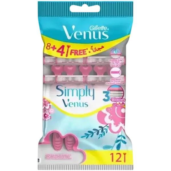 Gillette Simply Venus Disposable Razors 12 Pack