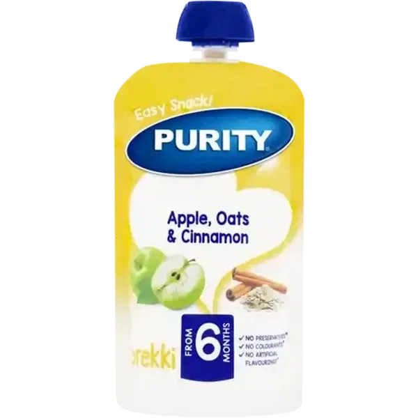PURITY From 6 Months Apple, Oats & Cinnamon Brekki 110ml