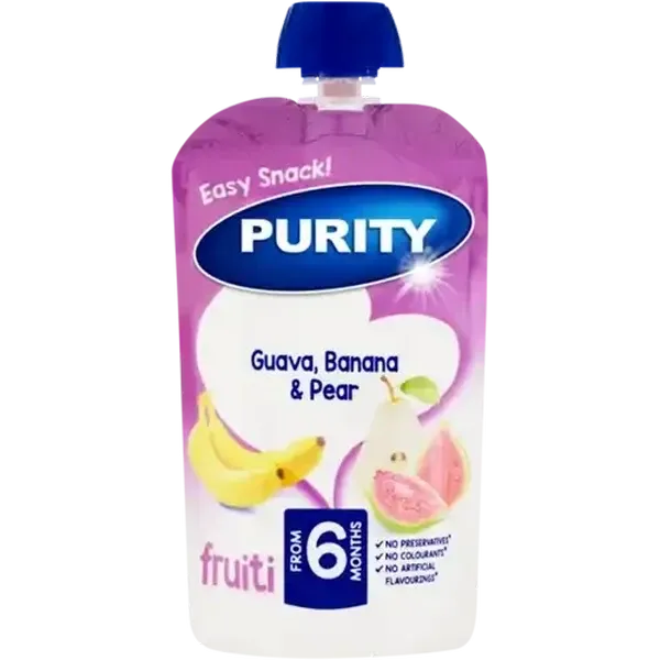 PURITY From 6 Months Guava, Banana & Pear Fruiti 110ml