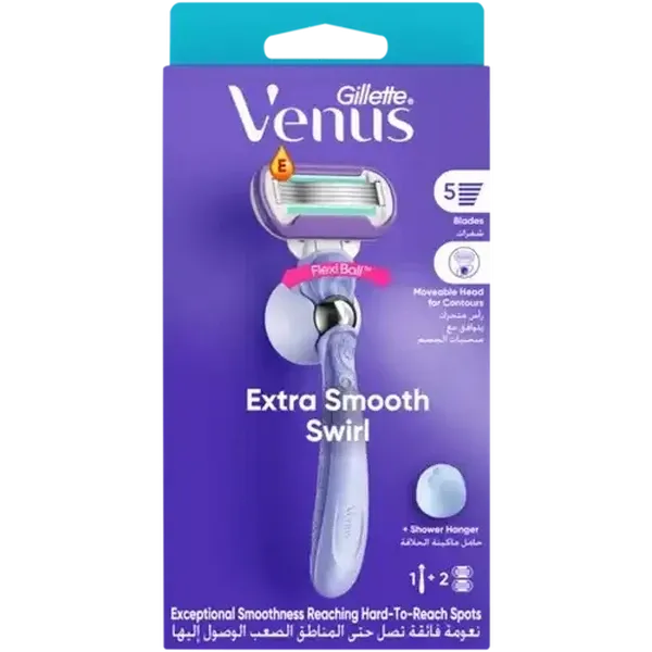 Gillette Venus Extra Smooth Swirl Razor 3 Piece