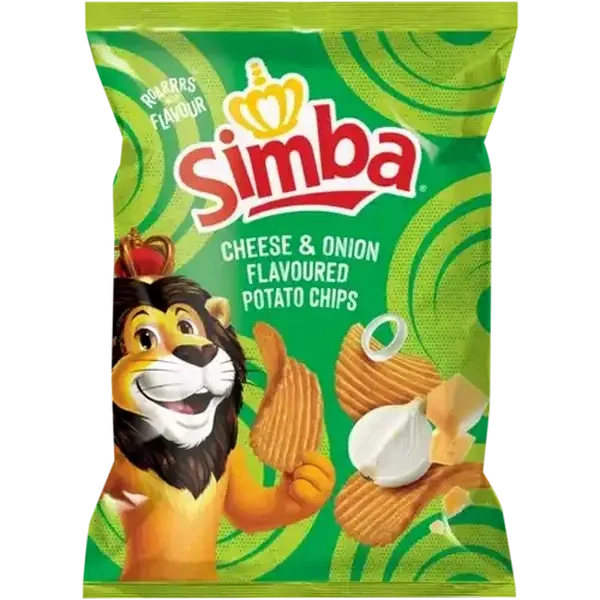 Simba Cheese & Onion Flavoured Potato Chips 120g