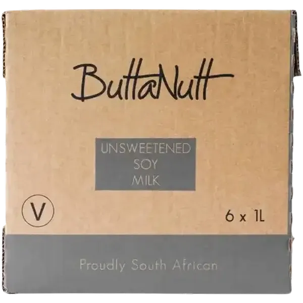 ButtaNutt Unsweetened Soy Milk 6 x 1L