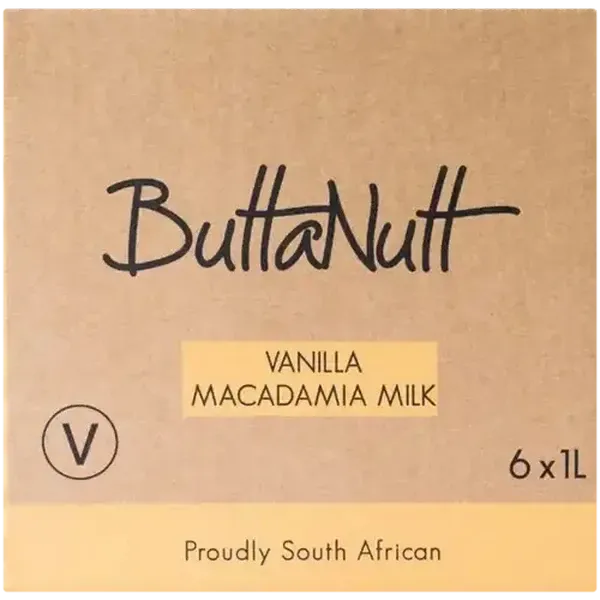 ButtaNutt Vanilla Macadamia Milk 6 x 1L