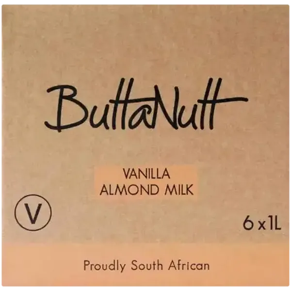 ButtaNutt Vanilla Almond Milk 6 x 1L