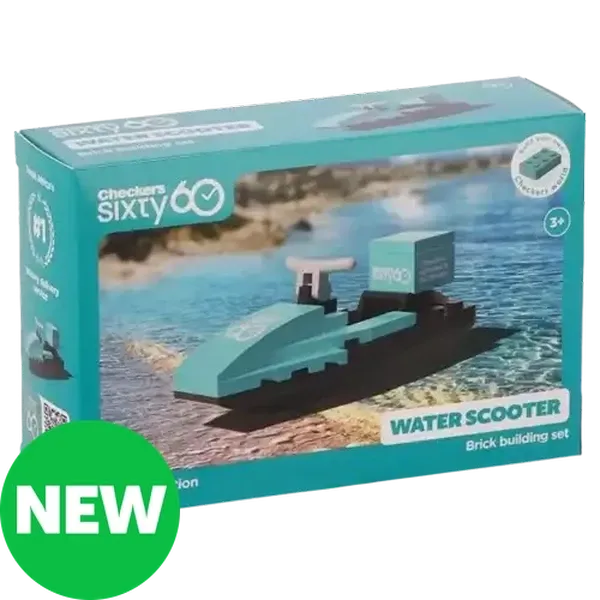 Sixty60 Limited Edition Water Scooter Brick Building Set 35-Piece
