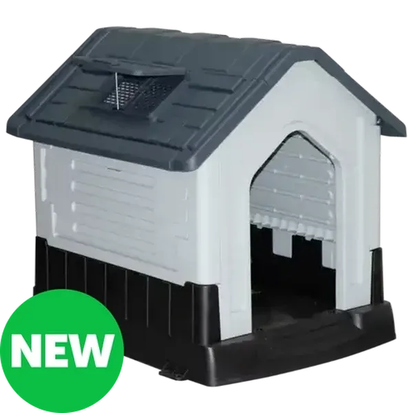 Daro Green Plastic Dog Kennel Large (68 x 30 x 84cm)