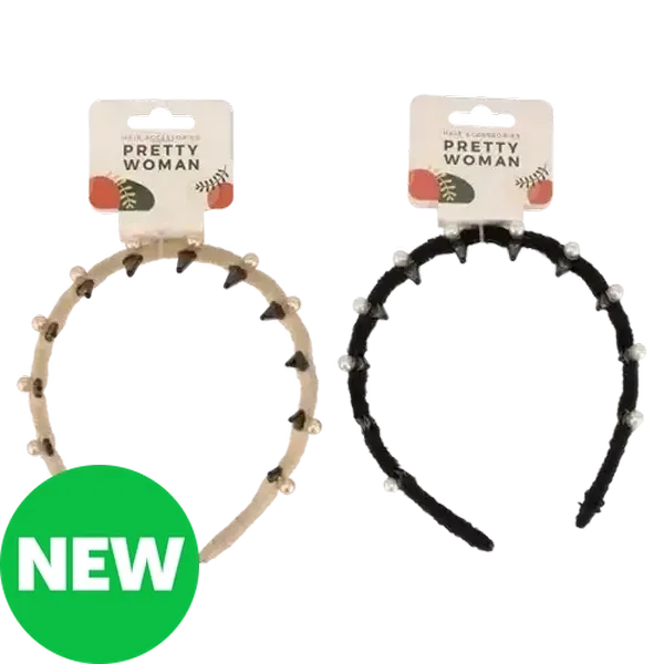 Pretty Woman Pearl Luxury Aliceband (Colour May Vary)
