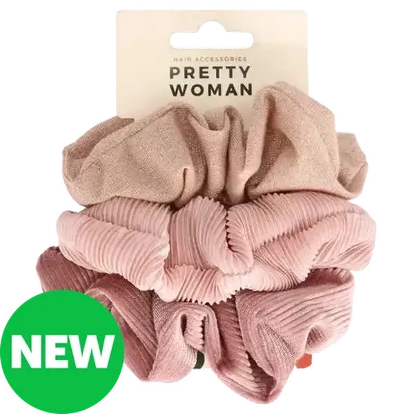 Pretty Woman Luxury Scrunchies 3-Pack