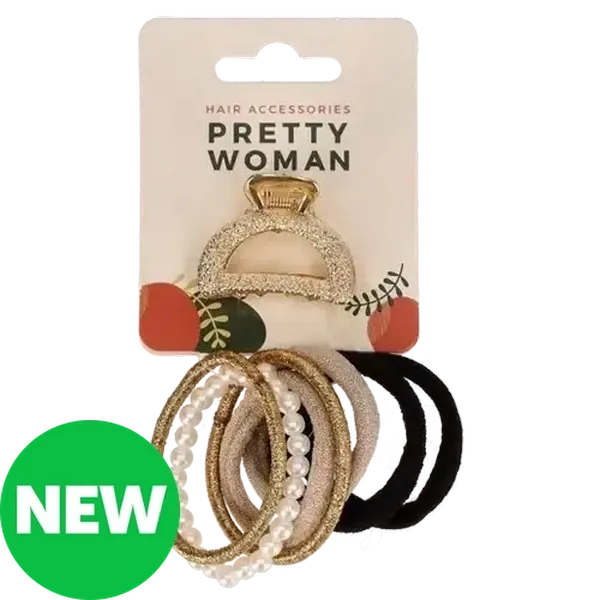 Pretty Woman Luxury Pearl Elastic Set 8-Pack