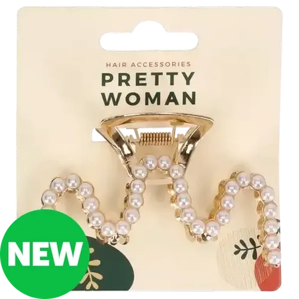 Pretty Woman Pearl Luxury Metal Claw