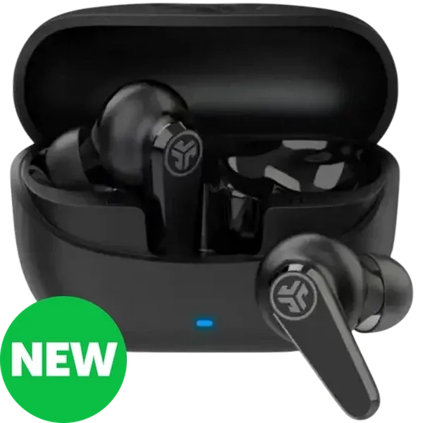 JLab Black GO Pods ANC True Wireless Earbuds