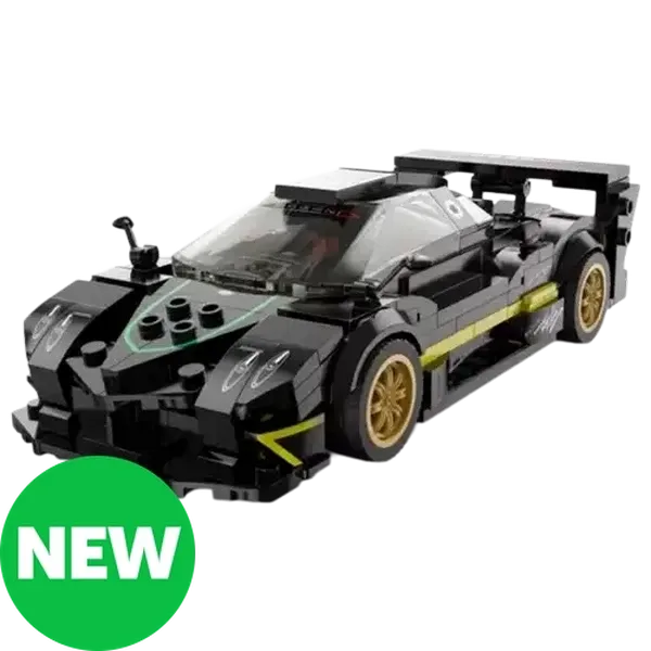 RASTAR BRICKS Black 1:28 Pagani Zonda Free Wheel Car