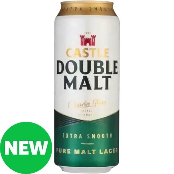 Castle Double Malt Pure Malt Lager Beer Can 500ml
