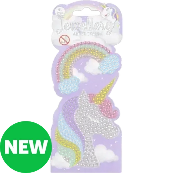 CardCo Unicorn Jewellery Gem Art Stickers
