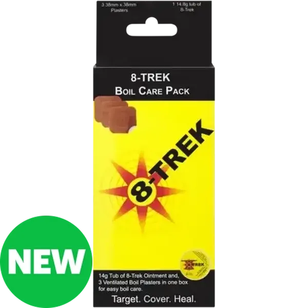 8-Trek Boil Care Pack 4 Piece