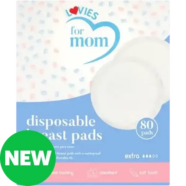 Lovies For Mom Disposable Breast Pads 80 Pack
