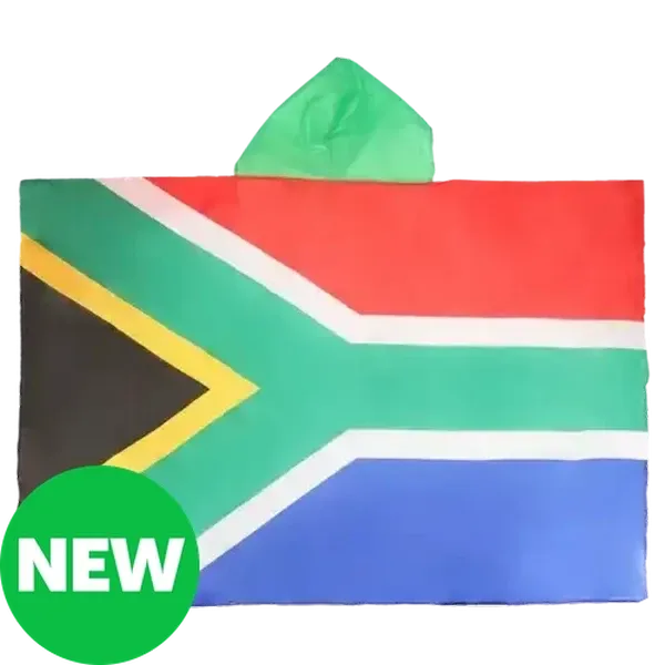 South African Supporter Gear Body Wrap Flag 98 x 147cm