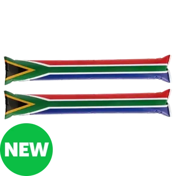 South African Supporter Gear Inflatable Clappers 2-Pack