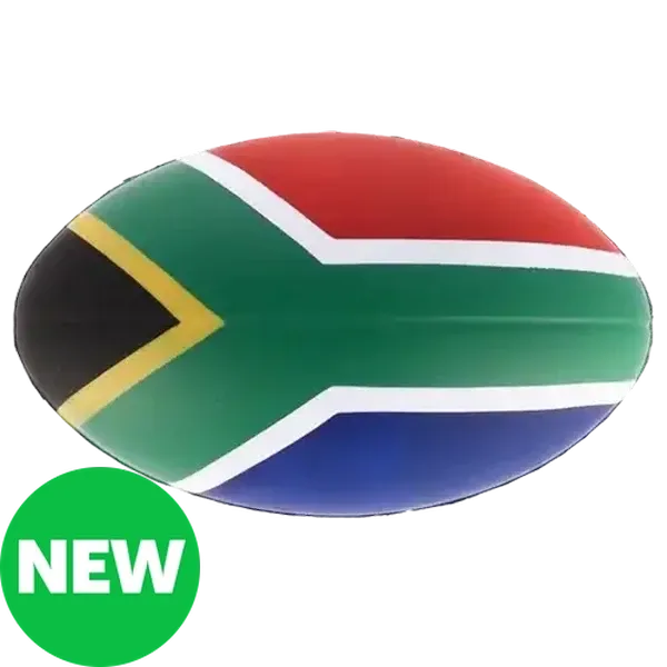 South African Supporter Gear Flag Rugby Ball 15cm