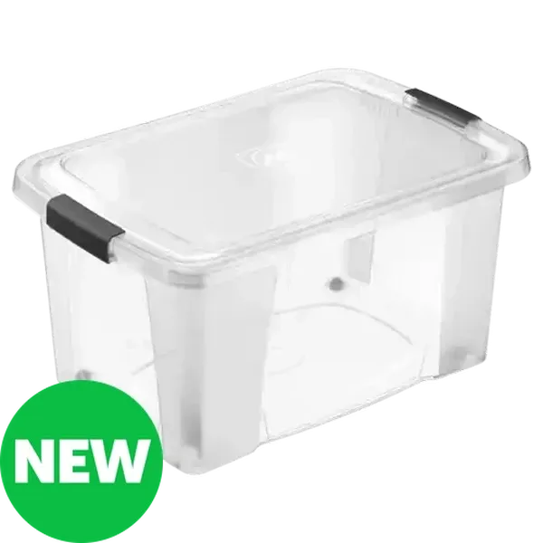 M-Home Clear Storage Box 44L