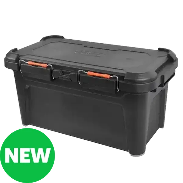 Tactix Heavy-Duty Stackable Storage Box 85L