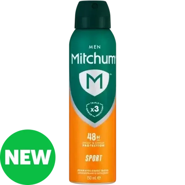 Mitchum Men Sport Antiperspirant & Deodorant Spray 150ml