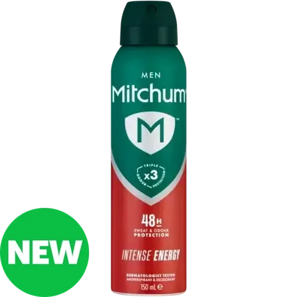 Mitchum Men Intense Energy Antiperspirant & Deodorant Body Spray 150ml