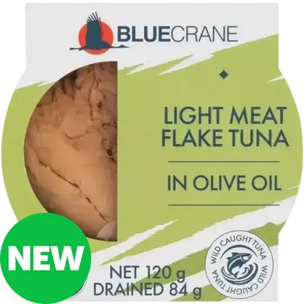 Blue Crane Light Meat Flake Tuna in Olive Oil 120g
