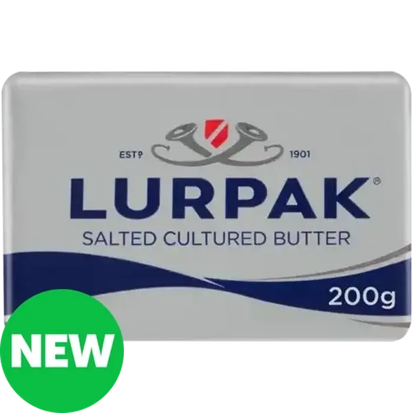 Lurpak Salted Cultured Butter 200g