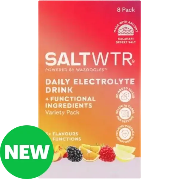 SaltWTR Daily Electrolyte Drink Variety 8 Pack