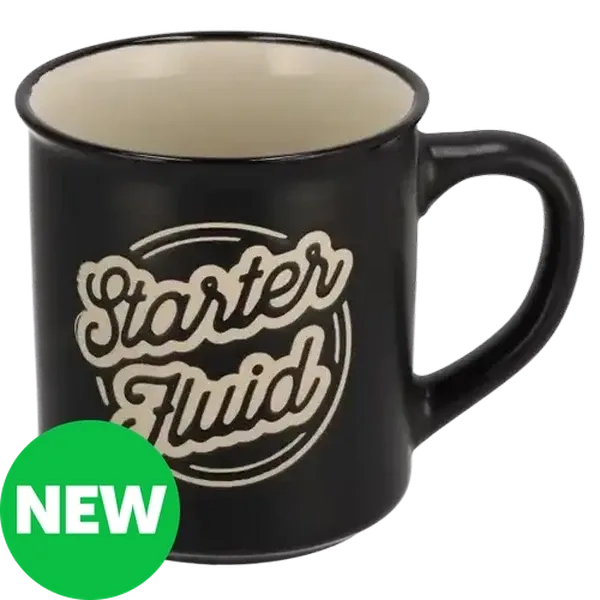 Shapiro Starter Fluid Novelty Ceramic Mug